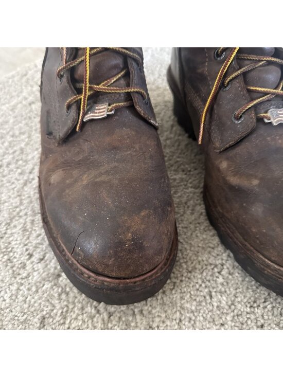 Red Wing  4200 Men Size 10 D Steel Waterproof Work Boots Irish Setters Brown main image 10